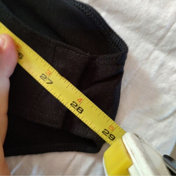 MangoPop Black Long Sleeve Off The Shoulder Scoop Neck Bodysuit NWT Large - Picture 6 of 6